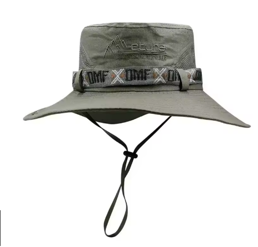 Chapéu Pescador Verde Oliva com Proteção UV - Compra 1 Leve 2 (HOJE)