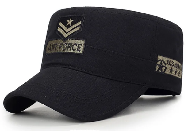 Kit com 4 Bonés de Pescaria Taticos Camuflados - 2 Bonés e 2 Caps Camuflados