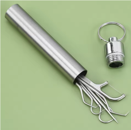 Kit Atacado Conjunto de Limpeza Dental Profissional Portátil Ecológico - 10 Unidades