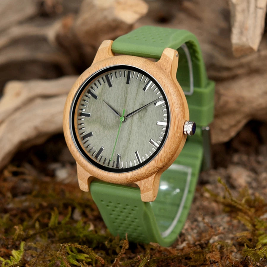 Relógio de Madeira Artesanal - EcoLife