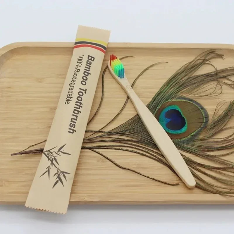 Kit Escova de Dentes de Bambu - Compre 10 Leve 30