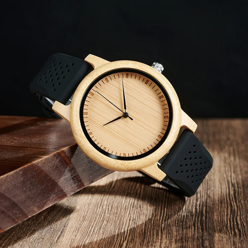 Relógio de Madeira Artesanal - EcoLife