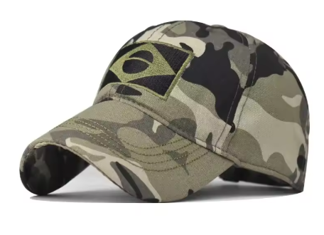 Kit com 4 Bonés de Pescaria Taticos Camuflados - 2 Bonés e 2 Caps Camuflados
