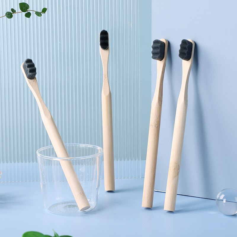 Kit com 12 Escovas de Dentes de Bambu Premium - Bambu UltraSoft