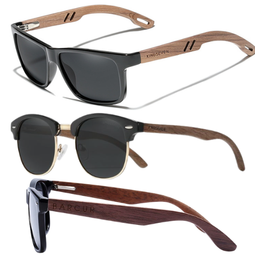 Comprou 1 Leva os 3 - Óculo de Bambu Artesanal - Promoção