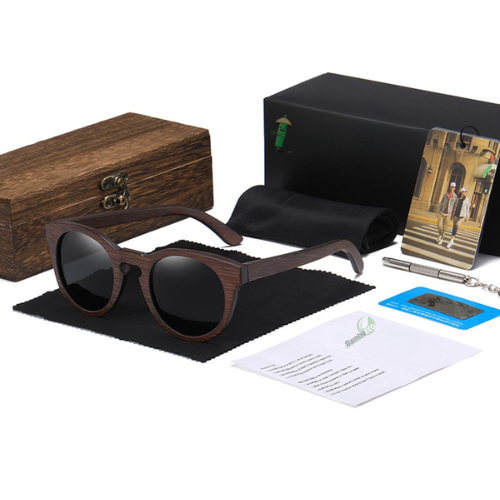 oculos de bambu redondo 2