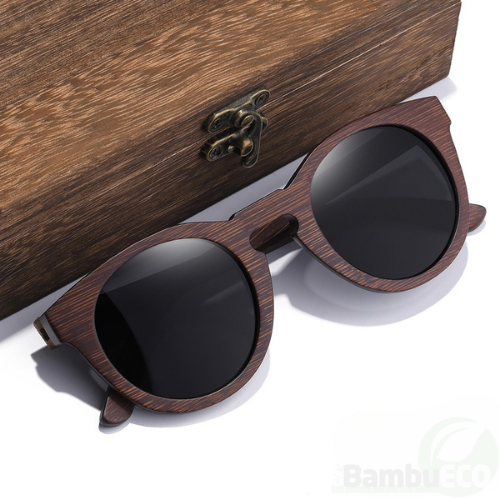 oculos de bambu redondo