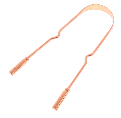 Limpador de Língua de Metal Ecológico